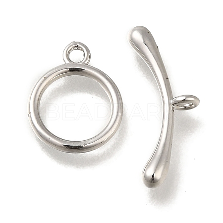 Brass Toggle Clasps KK-H480-02P-1