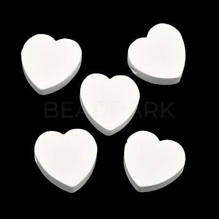 Spray Painted Wood Beads WOOD-L023-01B-1