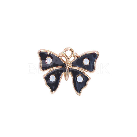 Zinc Alloy Enamel Butterfly Jewelry Pendant ENAM-TAC0007-09E-1