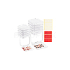 20Pcs Transparent Plastic Nail Art Tool Storage Box CON-BC0007-03C-7