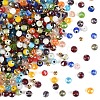 100Pcs Handmade Evil Eye Lampwork Round Bead Strands LAMP-YW0001-75-1