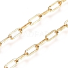 Soldered Brass Paperclip Chains CHC-D025-04G-2