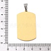 Easter 304 Stainless Steel Pendants STAS-E527-06GP-3