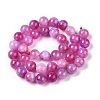 Dyed Natural White Jade Beads Strands G-T138-10mm-210-12-2