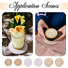 6Pcs 3 Styles Handmade Hot Pads with Corn Straw Woven Placemats AJEW-MB0001-04-11
