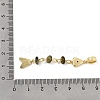 Brass Pave Cubic Zirconia Clear Cubic Zirconia & Natural Labradorite & Enamel European Dangle Charms GG-CBA3401-01G-A03-3