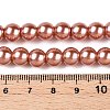 Baking Paint Pearlized Glass Pearl Round Bead Strands HY-Q330-8mm-50-A-2