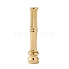 Golden Tone Brass Wax Seal Stamp Head with Bamboo Stick Shaped Handle STAM-K001-05G-V-3