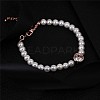 Shell Pearl Beads Bracelets BJEW-AA00086-01RG-4