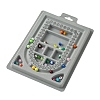 Plastic Flocked Bead Design Boards ODIS-YW0001-02-1