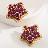 Alloy Stud Earrings for Women WG59F22-01-1