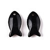 Natural Obsidian Pendants G-N342-106A-1