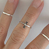 Dragonfly Brass Cuff Toe Rings for Women FS-WG18ABF-01-3