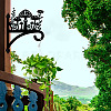 Iron Hanging Plant Hanger Bracket HJEW-WH0095-006-6