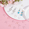 100Pcs 316 Surgical Stainless Steel Earring Hooks STAS-BBC0010-63G-6