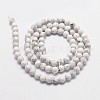 Natural Howlite Beads Strands G-G736-25-4mm-2