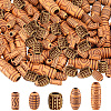 150Pcs 5 Styles Imitation Wood Acrylic Beads SACR-SC0001-38B-1