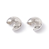 Brass Crimp Beads Covers KK-P219-05A-P-1