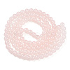 Baking Paint Imitation Jade Glass Round Bead Strands DGLA-Q021-8mm-41-2