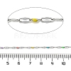 304 Stainless Steel Dapped Chains CHS-H036-01P-02-3