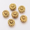 Tibetan Style Alloy Flower Beads TIBEP-GC190-AG-NR-1