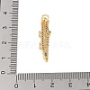 Brass Micro Pave Cubic Zirconia Pendants KK-E111-39G-02-3