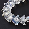 Transparent Glass Beads Strands LAMP-H061-01D-6
