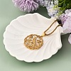 201 Stainless Steel Hollow Hummingbird Pendant Box Chain Necklaces for Women Men NJEW-M086-05G-4