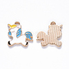 Alloy Enamel Pendants X-ENAM-N054-013A-2