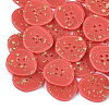 4-Hole Cellulose Acetate(Resin) Buttons BUTT-S023-12A-04-1