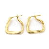 Rack Plating Brass Hoop Earrings for Women EJEW-K263-24G-1