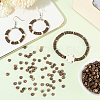 6 Strands Natural Coconut Shell Rondelle Bead Strands COCB-SC0001-02C-3
