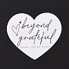 Coated Paper Thank You Greeting Card X1-DIY-F120-03C-1