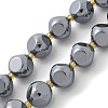 Terahertz Stone Round Beads Strands G-R002-01B-2