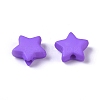 Opaque Acrylic Beads SACR-WH0002-07E-2