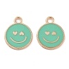 Alloy Enamel Pendants PALLOY-S192-04G-2