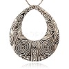 Tibetan Style Alloy Chandelier Links PALLOY-J082-05AS-1