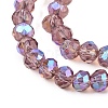 Electroplate Glass Beads Strands EGLA-A044-T2mm-L07-3