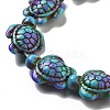 Synthetic Turquoise Dyed Beads Strands G-P507-05M-2