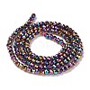 Electroplate Glass Beads Strands LS-GLAA-H021-01B-FP13-4