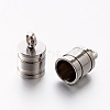 Tarnish Resistant 201 Stainless Steel Cord Ends STAS-E077-05-1
