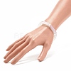 Acrylic Curved Tube Chunky Stretch Bracelet for Women BJEW-JB08122-3