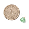 Baking Paint Pearlized Glass Pearl Round Charms PALLOY-JF04787-2