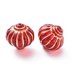 Plating Acrylic Beads X-OACR-P007-03B-3