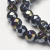 Glass Beads Strands GF6mm27Y-AB-2