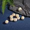 Natural Wood Beads TB16mmY-8-3