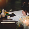 Acrylic Incense Storage Tube with Black Cap for Incense Sticks AJEW-WH0561-31-7