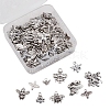 100Pcs 10 Style Tibetan Style Alloy Pendants TIBEP-CJ0001-76-7
