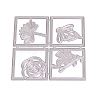Flower Frame Carbon Steel Cutting Dies Stencils DIY-F036-41-6