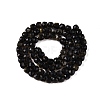 Natural Golden Sheen Obsidian Beads Strands G-N342-110-2